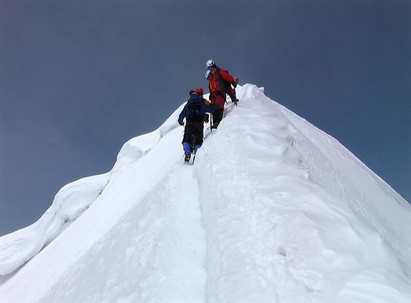 メンヒ山頂